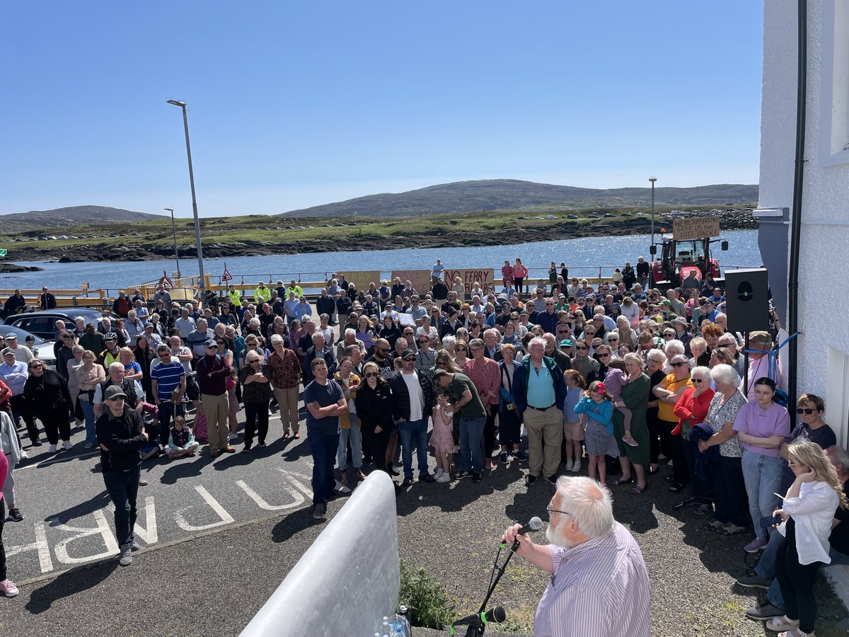 Strength in numbers! Sunday's huge turnout helped get the message out not only across the islands but to the millions hearing the story in the media today.

More about the ferry and the call for action in this month's Am Pàipear - in shops and online now.