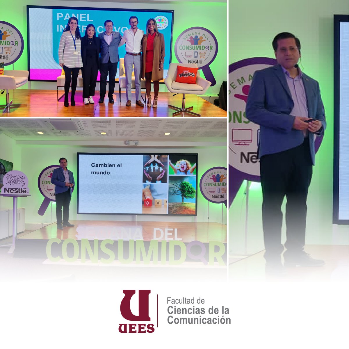 Nuestro Decano Danny Barbery participó en la Semana del Consumidor organizado por Nestlé Ecuador quienes compartieron tendencias, retos, y realidad cambiante del E Commerce y la Comunicación Digital.

#orgullosamenteuees