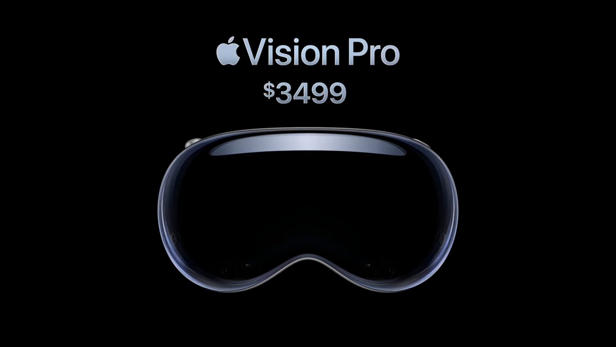ScreenTime on Twitter: "Apple Vision Pro launches early next year in the US for $3499 https://t.co/C4OHLob681" / Twitter