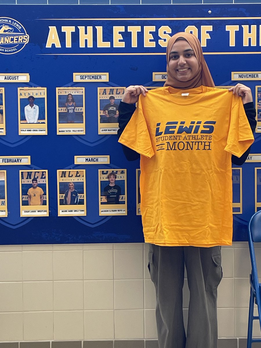 Lewis Lancers on Twitter "The 202223 Athletes of the Month were