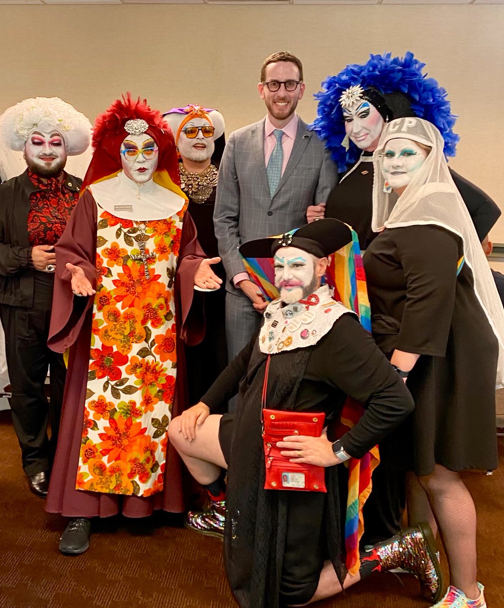 Kicking off our Capitol Pride celebration with the amazing Sister Roma & other Sisters of Perpetual Indulgence.

We’re honoring Sister Roma & other badass LGBTQ community leaders from around California.