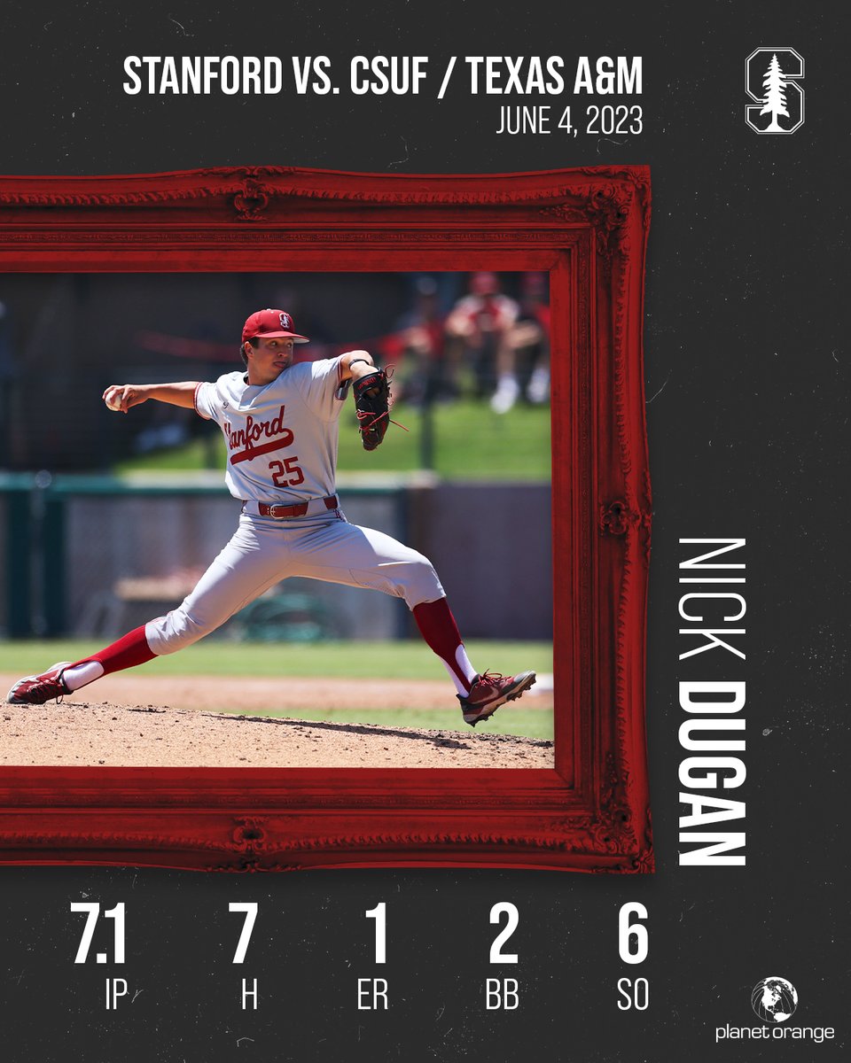 Facing Elimination? No problem.

Freshman Nick Dugan was nails in two appearances yesterday.

#GoStanford
