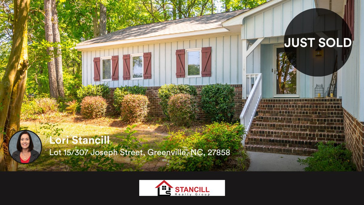 loristancill's tweet photo. 🛌 3 🛀 2 🚘 2
📍 Lot 15/307 Joseph Street, Greenville, NC, 27858

My latest sale on RateMyAgent.
 277788
https://t.co/tij3sMMnGU

...
#ratemyagent #realestate https://t.co/1fCYADQbHs