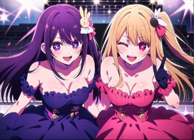 Ai and Ruby   💜💗                                                                 #oshinoko #AnimeArt #oshinokoai #animepost