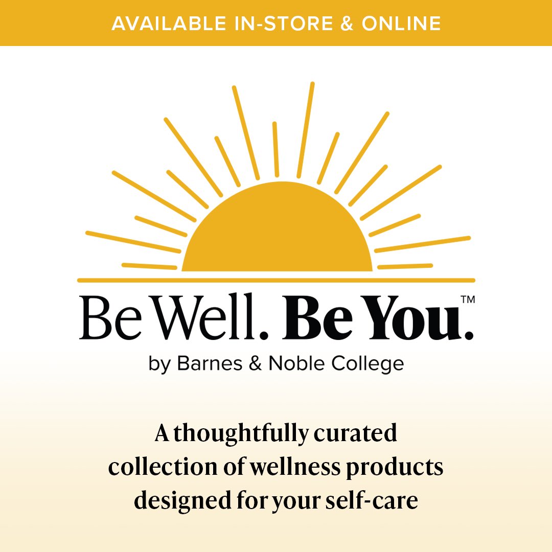 UNLVBookstore's tweet photo. UNLV BOOKSTORE is proud to announce that we will be offering a new line of products focused on supporting our campus community’s physical, mental and social wellbeing. The Be Well Be You by Barnes and Noble college collection will be launching soon! Check back soon for more info. https://t.co/9tKOL9yaYw