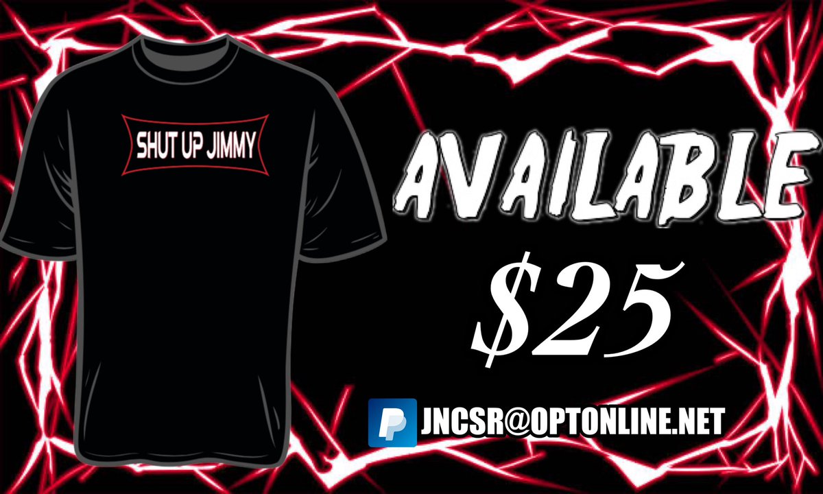JimmyControvrsy's tweet photo. 3 sales have been made Get your #ShutUpJimmy Shirt Now https://t.co/CHgSapxUXM