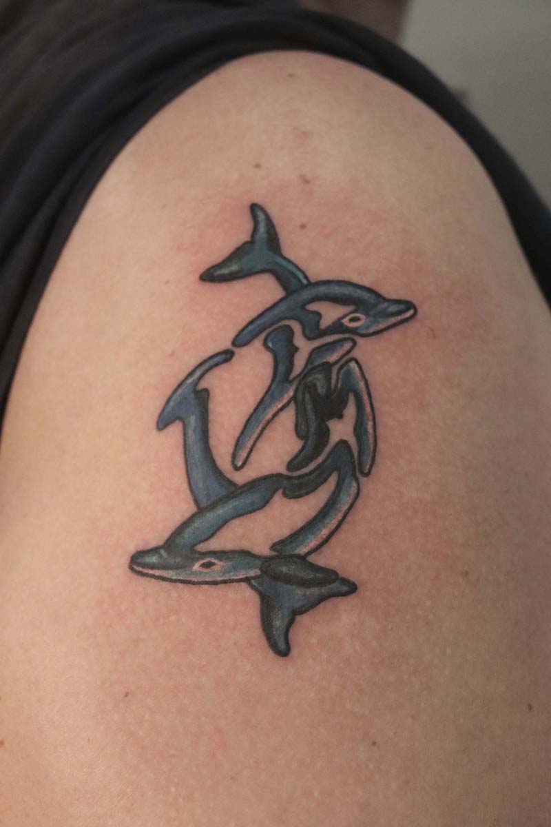Tattoo by Dare
.
.
.
#tattoo #tattoos #tattooed #ink #inked #lotustattoostudio #zagrebtattoo #armtattoo #shouldertattoo #dolphin #dolphintattoo