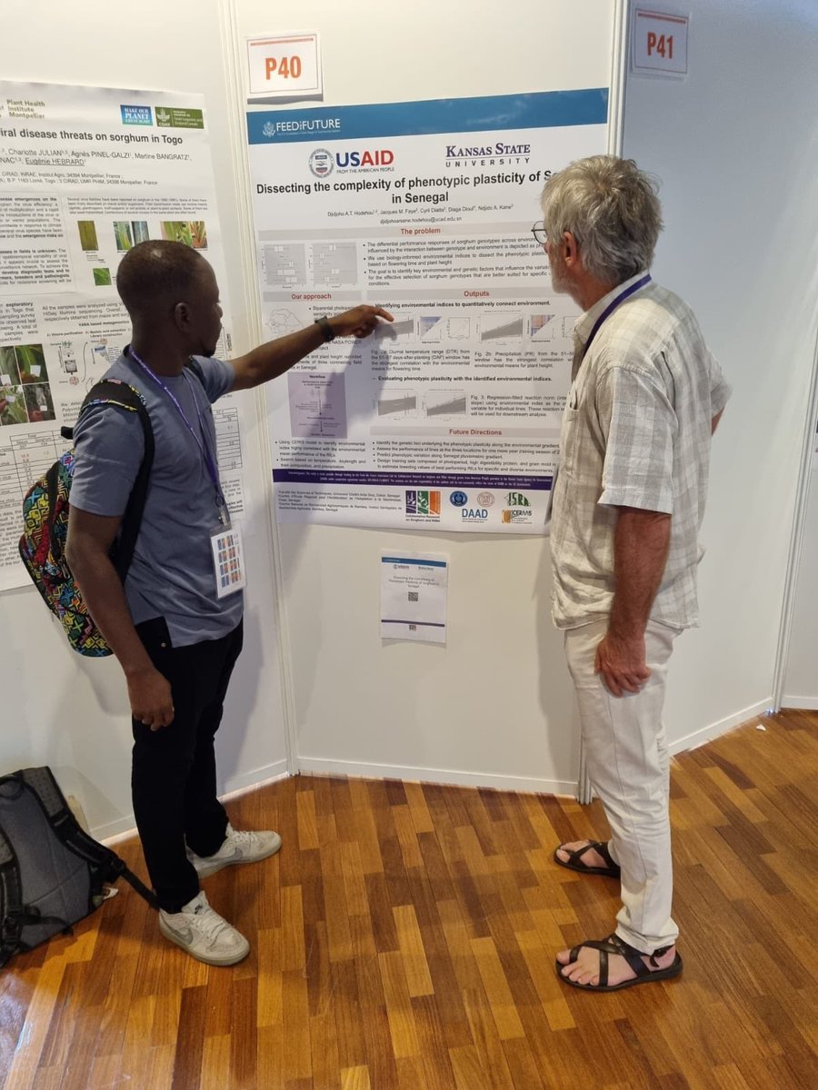 The Global Sorghum Conference is getting underway at Montpellier, France. Meeting diverse people and discussing my PhD research with them is a privilege.
#sorghum2023

@isra_ceraas @Sorg_Millet_Lab @21CentSorgh2023
