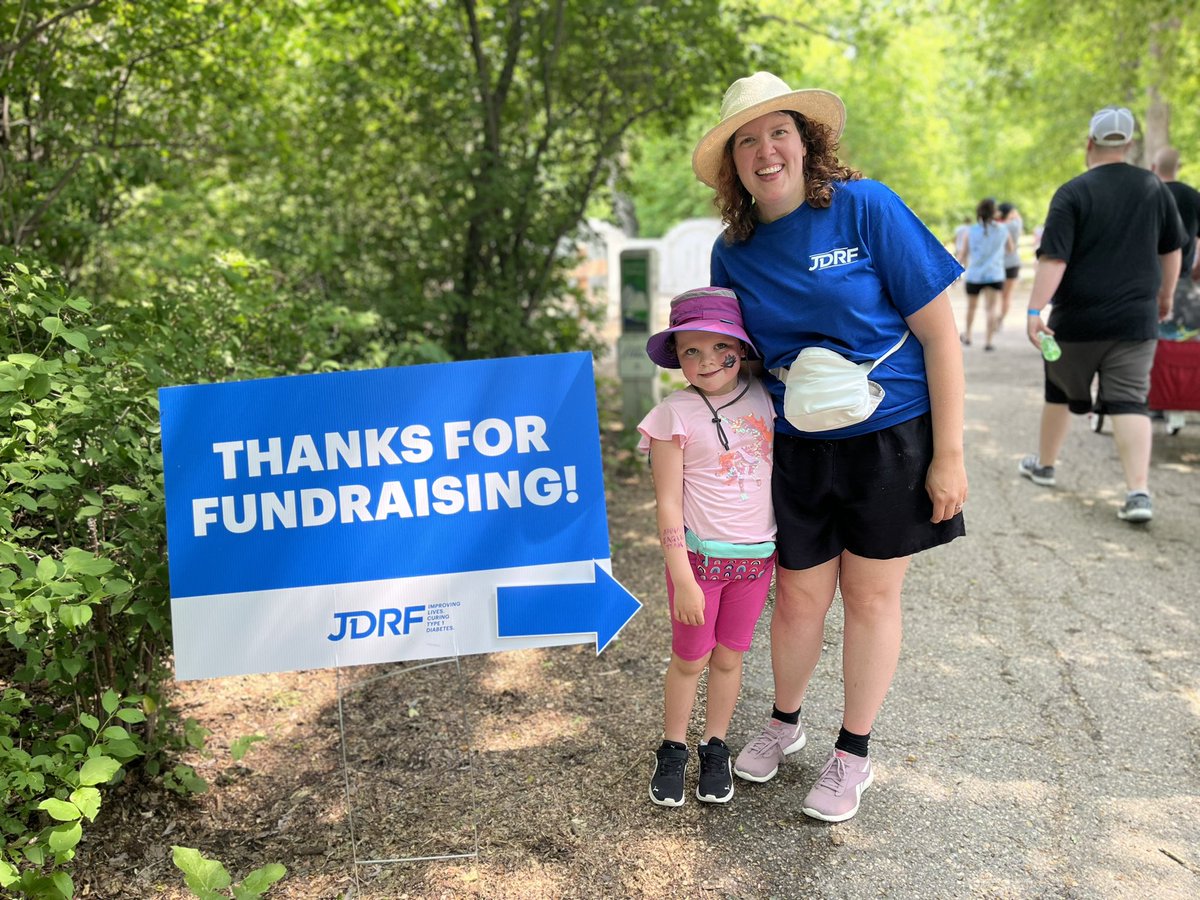 ashleymckague's tweet image. Still smiling from an amazing #jdrfwalk yesterday! So many folks out to support all our T1Warriors! Anna’s teams raised over $3,400 for diabetes research! #dexcomwarrior @JDRF_Canada