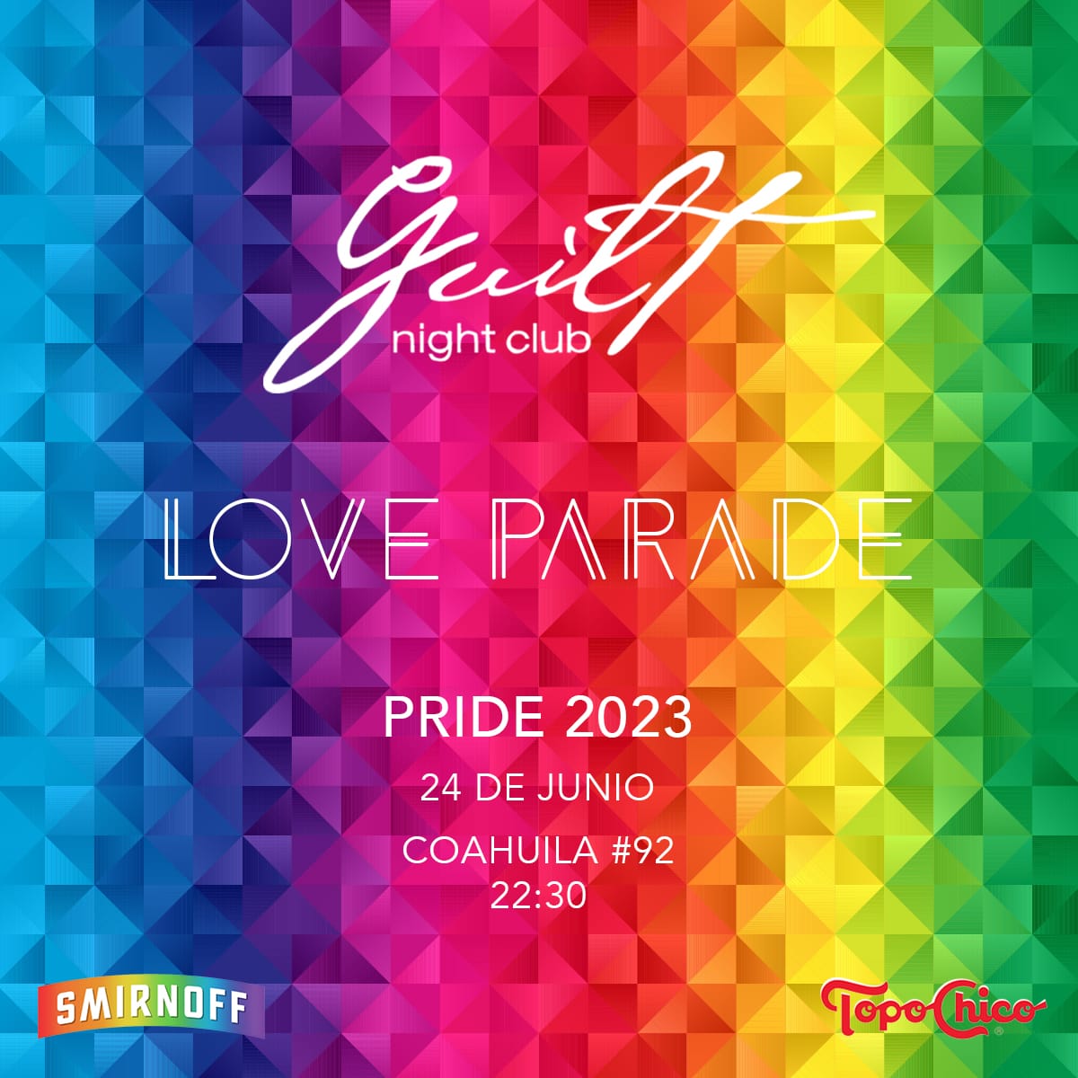 Últimos boletos de Preventa fase 1 para el #Pride2023  en #GUILT👇🏾👇🏾👇🏾
guilt.mx/product/lovepa…
INFO: 5513780992
RT