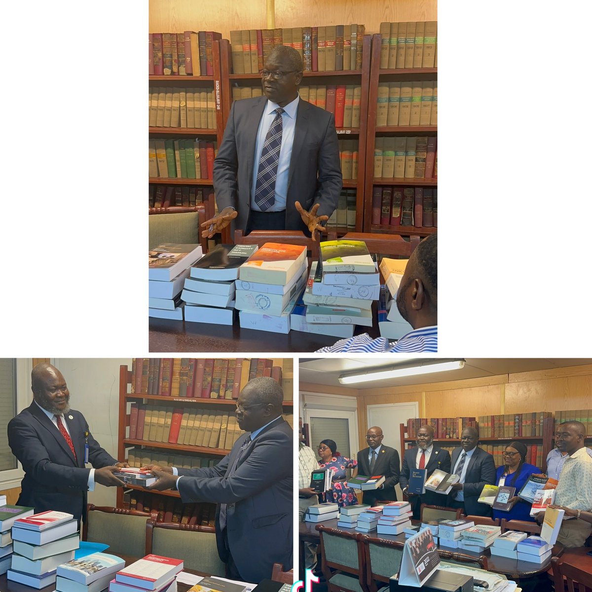 Momo Turay (@momo2ray) on Twitter photo Happy to have handed over a consignment of Law books donated by <a href="/LawBookFacility/">International Law Book Facility (ILBF)</a> to the Registrar of the Sierra Leone Law School. Grateful to <a href="/kbccrossley/">Katrina Crossley</a> & Jodie-Lee of <a href="/LawBookFacility/">International Law Book Facility (ILBF)</a> & <a href="/RichardHoney/">Richard Honey KC</a> of the UK ๐ธ๐ฑ for coordinating and facilitating the process. Happy to have handed over a consignment of Law books donated by <a href="/LawBookFacility/">International Law Book Facility (ILBF)</a> to the Registrar of the Sierra Leone Law School. Grateful to <a href="/kbccrossley/">Katrina Crossley</a> & Jodie-Lee of <a href="/LawBookFacility/">International Law Book Facility (ILBF)</a> & <a href="/RichardHoney/">Richard Honey KC</a> of the UK ๐ธ๐ฑ for coordinating and facilitating the process.