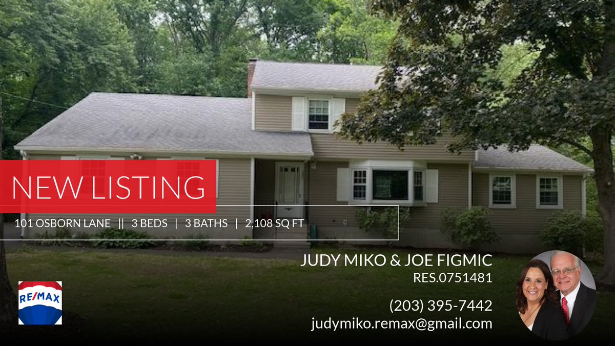 JudyandJoe's tweet photo. 📍 New Listing 📍 Take a look at this fantastic new property that just hit the market located at 101 Osborn Lane in Monroe. Reach out here or at (203) 395-7442 for more information

Judy Miko - FULL TIME REALTOR
Judy &amp; Joe Real Est... https://t.co/RpZl9k1HJp https://t.co/aFw5ubmM3n