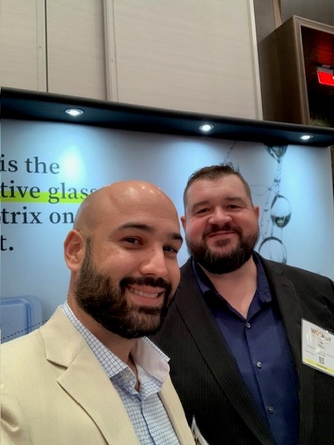 ETSWoundCare's tweet photo. Successful first day at WOCN in Las Vegas! Come visit us at booth 104 and learn how we are transforming wound care with bioactive glass. #Mirragen #WOCNext2023. https://t.co/a2hogRGZ85
