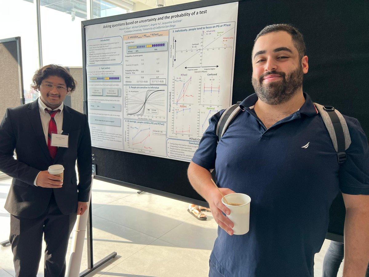 MCohanpour's tweet photo. (1/3) I wanted to give a major shout out to @aayush_goud who spearheaded this project, which he recently presented at the Curiosity, Creativity, &amp; Complexity Conference. He's a rising star in the field of curiosity, and it was such a pleasure and honor working with him. https://t.co/UZMNlePEG4