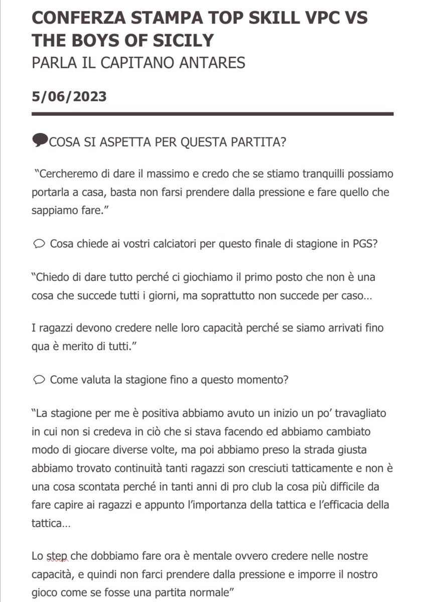 Conferza stampa dei Top Skill VPC Vs <a href="/TBS2017/">TBS Brazil</a>