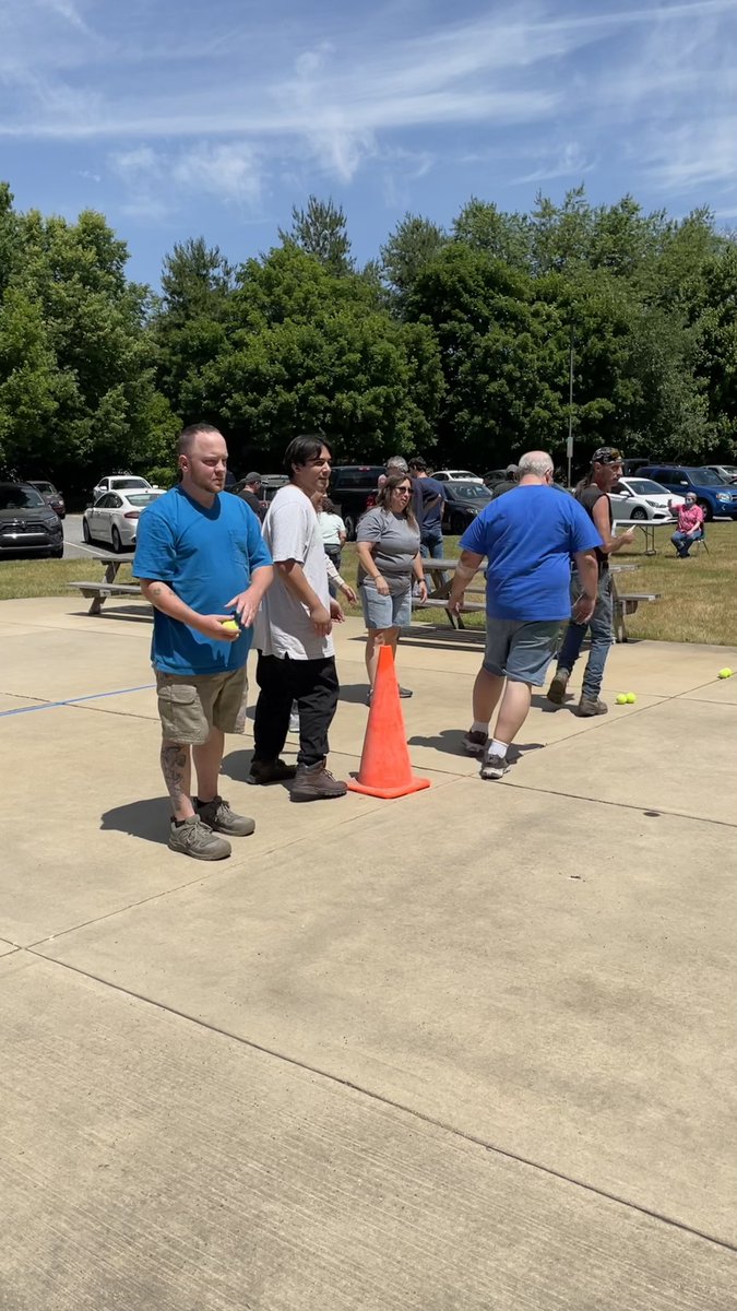 We celebrated the first day of Global Wellness Week with an obstacle course. The goal was to complete all the challenges in 15 minutes, and all teams finished. Thanks to everyone who participated! We had so much fun! #globalwellnessday