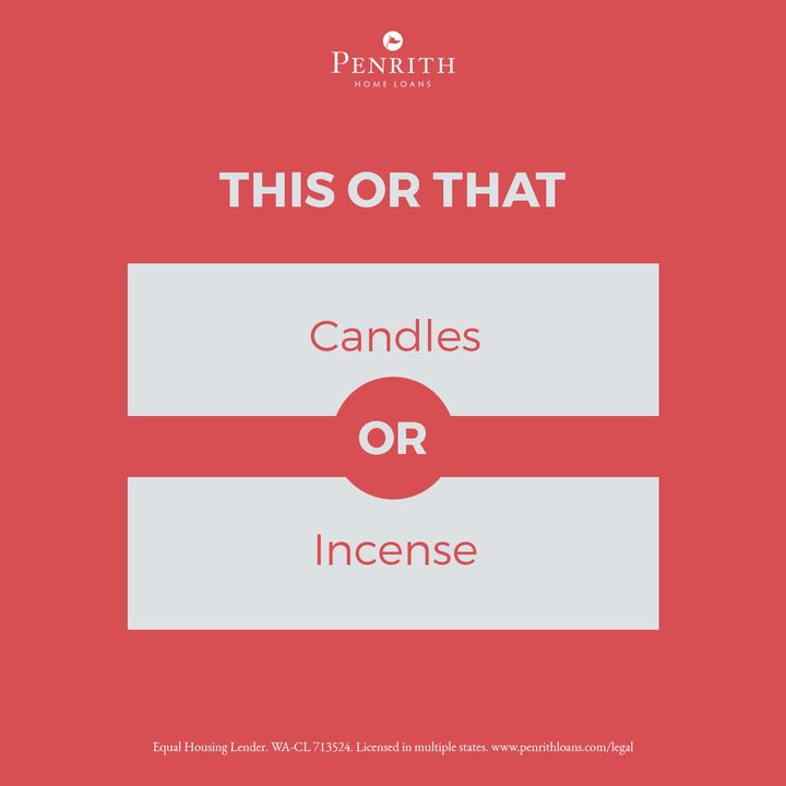 PenrithLoans's tweet photo. What's your go-to for making your living space smell nice: burning candles, burning incense, or something else? https://t.co/0fSohhzoTe