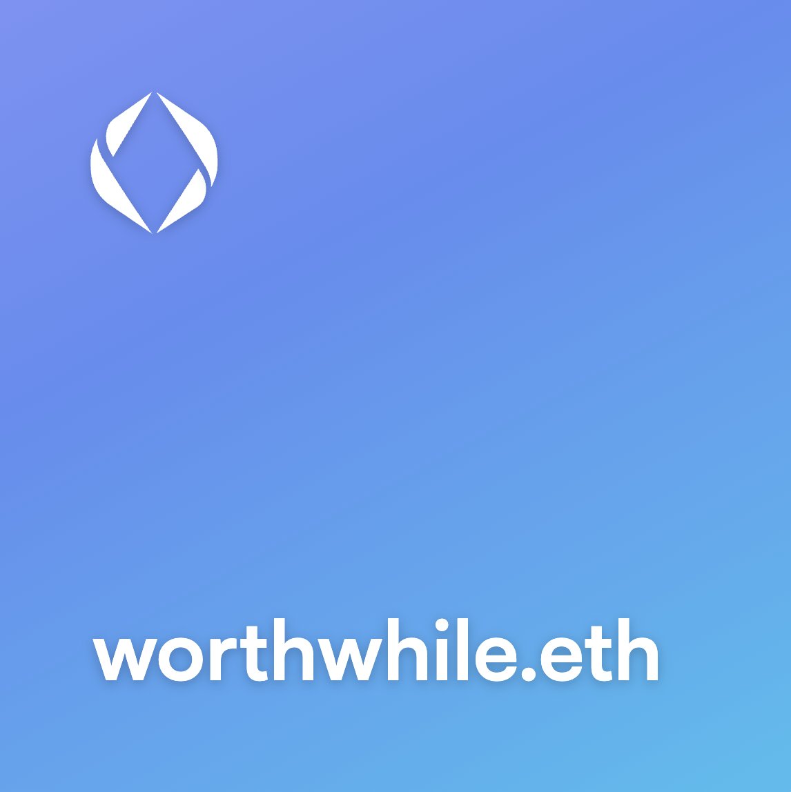 worthwhile_eth's tweet photo. @BloomCapital_ worthwhile.eth 0.4Ξ (steal of the day) https://t.co/yLR3Q9KkQP
