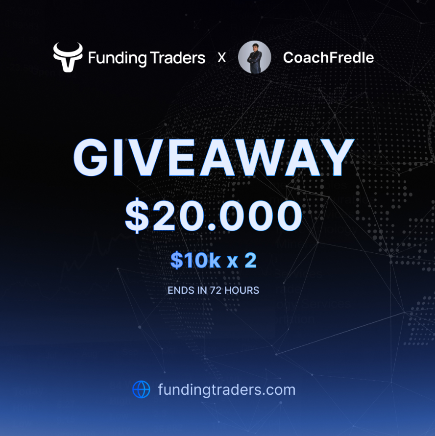 FreddyR0jas's tweet photo. GIVEAWAY TIME !!!!!
Thanks to  
@Funding_Traders

🧵Follow
@Funding_Traders
@CoachFredle 

📷 Like and Retweet 

Tag 3 friends 

Comment
Best thing about trading ?

 Ends in 48 hours

#Trading #Challenge #FundingTraders #us100 #us30 #forextrader #forex #Giveaway