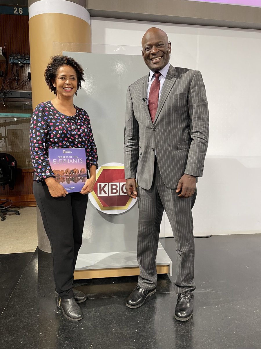 paulakahumbu's tweet photo. .@kbcnational thank you for a lovely segment about elephants with Tom Mboya. I hope everyone comes to Nairobi Park as a result. https://t.co/dpmTuADfZH