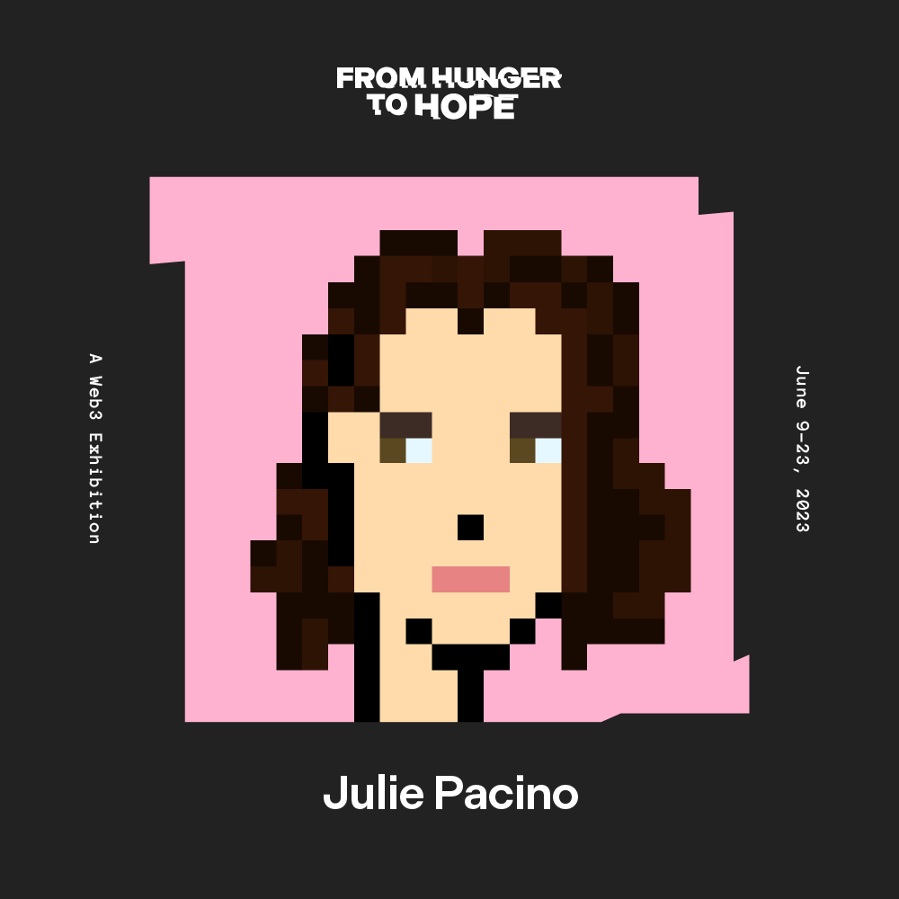 Compassion_3's tweet photo. The amazingly talented @Julie_Pacino will be joining us for From Hunger to Hope. Exhibition launches this Friday 6/9. #FromHungertoHope https://t.co/fjGrQlab0x