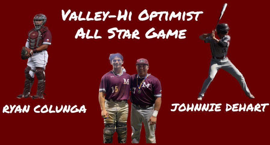 Marshall_Rams's tweet photo. This weekend we had three players selected to an all-star game.  Ryan Colunga and Johnnie Dehart were selected to The Valley-Hi Optimist All-Star game while Nathaniel Davila was selected to the Texas Select All-Star Showcase.  Great job on representing Marshall! Go Rams! https://t.co/zIs6uhkQWT