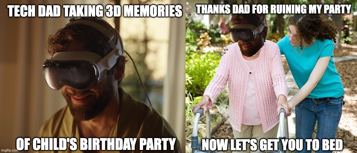 stekoxes's tweet photo. @MKBHD #WWDC23 @LinusTech 3D memories be like... https://t.co/JGidFVsqDh