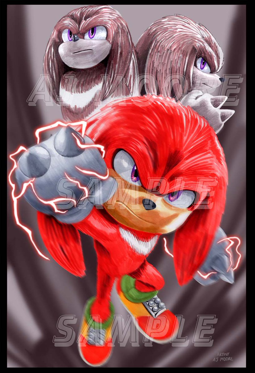 Knuckles 

#ArtistAJMoore #sonic #sonicthehedgehog #tails #knuckles #shadow #copicmarkers #ArtistAJMooreGames