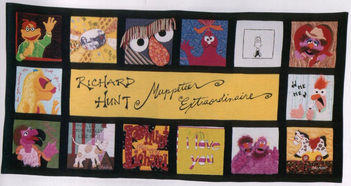 the muppet team made him a square for the AIDS quilt when he passed and it makes me emo every time i think about it