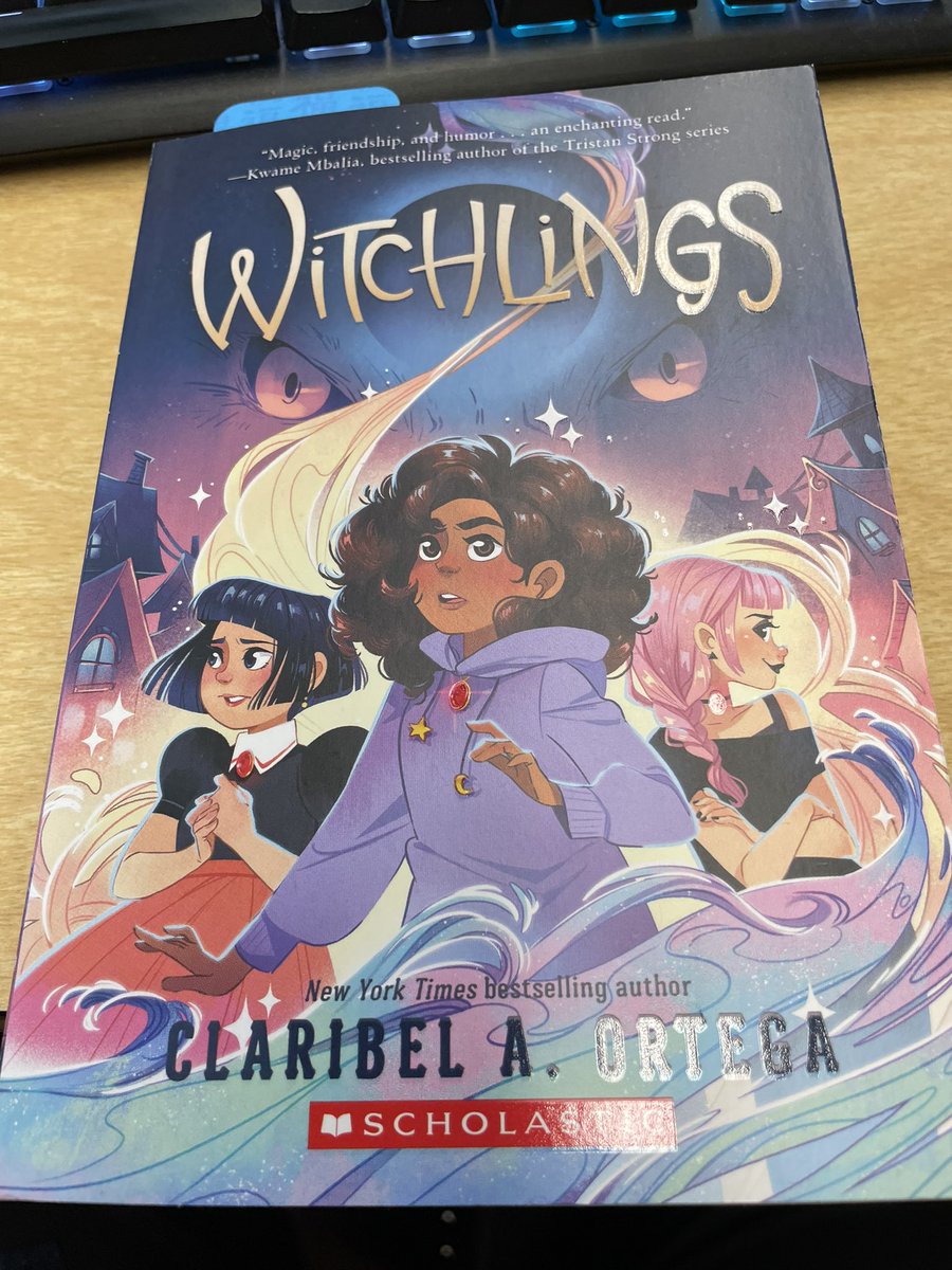 msynergy's tweet photo. “OMG I know her!” Pretty cool seeing @Claribel_Ortega books at my school’s book fair ✌️ https://t.co/lvOU1jbXfB