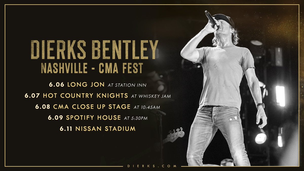 Nashville! It’s #CMAfest week, going to be a fun one. See y’all there.