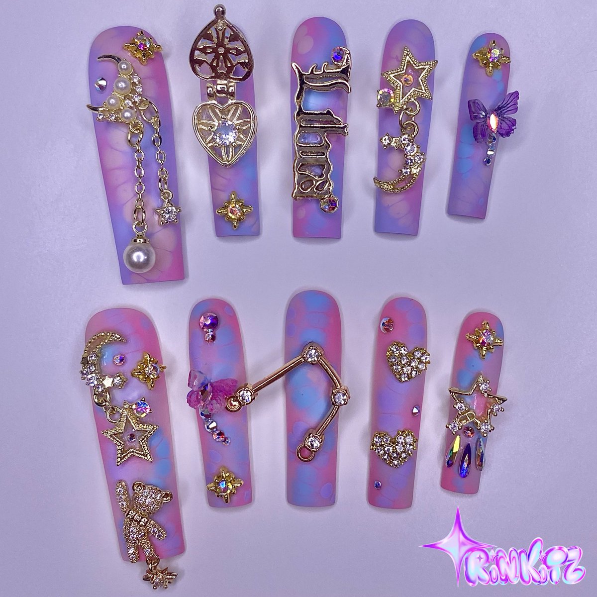 TRINKITZFUN's tweet photo. All 12 zodiac sets available to custom order ⋆˙⟡♡ https://t.co/XLq2082MJg