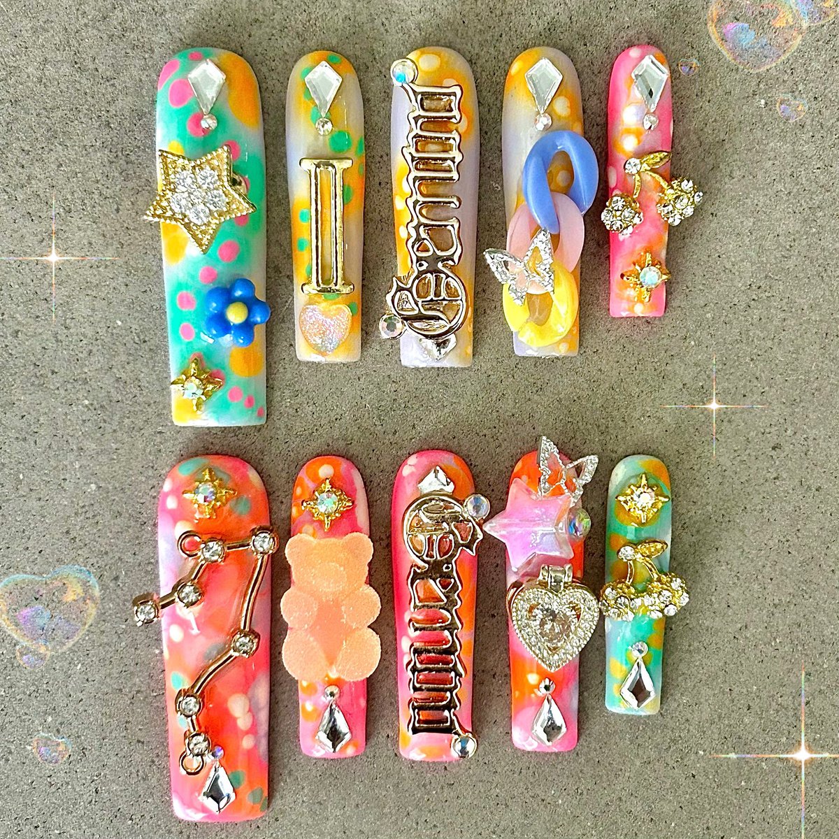 TRINKITZFUN's tweet photo. All 12 zodiac sets available to custom order ⋆˙⟡♡ https://t.co/XLq2082MJg