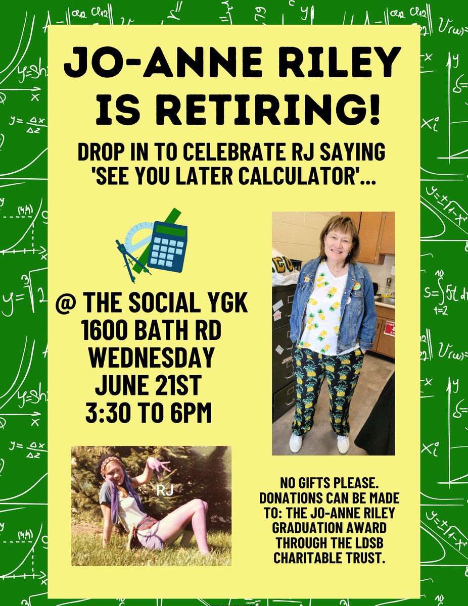 Amy Healey (@achealey) on Twitter photo Details for RJ's retirement celebration! She would love to see former students and colleagues join as well ππ <a href="/JoAnneR38790406/">Jo-Anne Riley</a> Details for RJ's retirement celebration! She would love to see former students and colleagues join as well ππ <a href="/JoAnneR38790406/">Jo-Anne Riley</a>