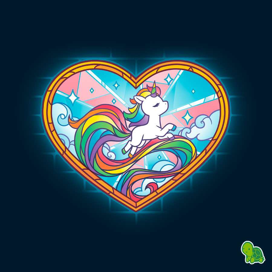 Let your inner unicorn shine 🌈 💕
____________________
#teeturtle #ShowYourPride #2023Pride #tshirt #unicorns #rainbow #magical