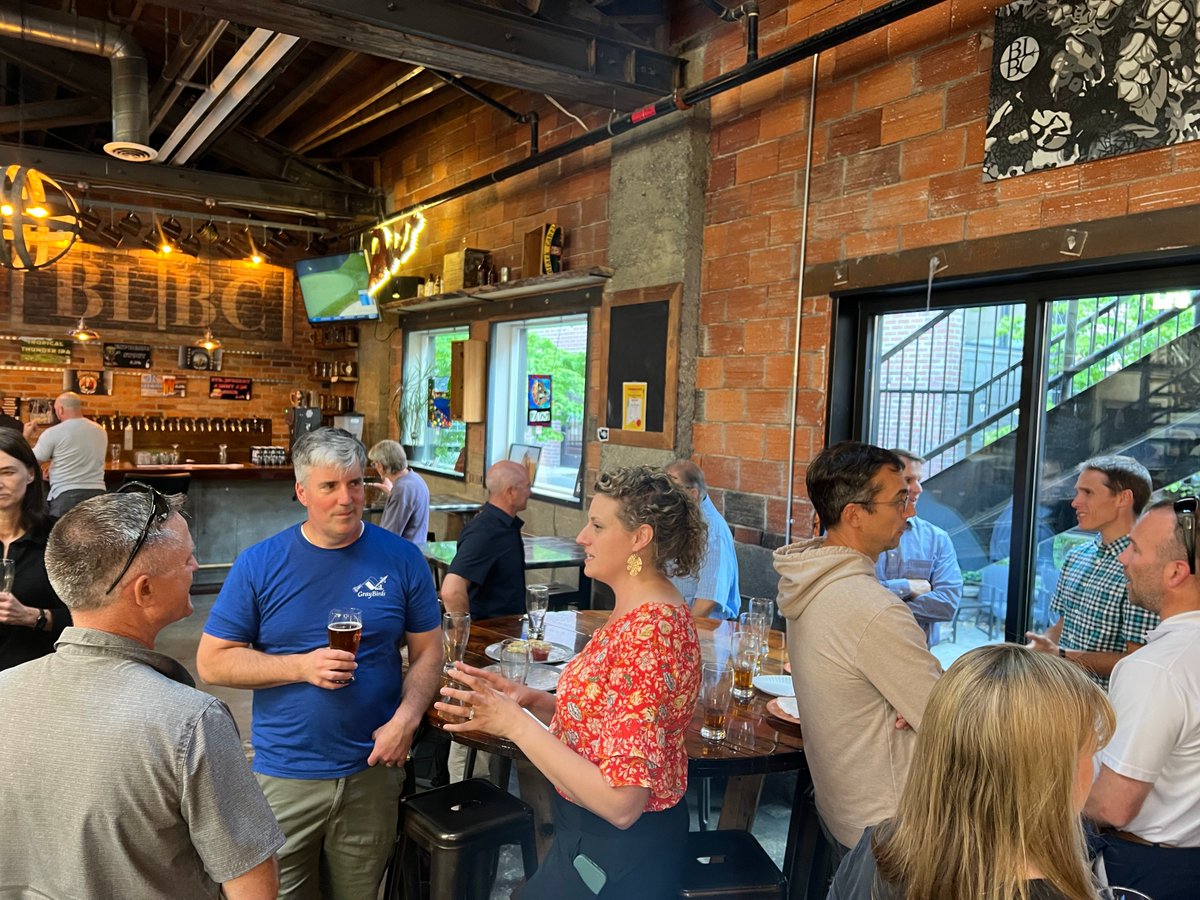 I was having so much fun at Business Brew Happy Hour last Thursday that I only took three pictures!

As a marketer, you'd think I was better at stuff like that. But, "The cobbler's children have no shoes..."

A huge thanks to Black Label Brewing Co. for hosting us.