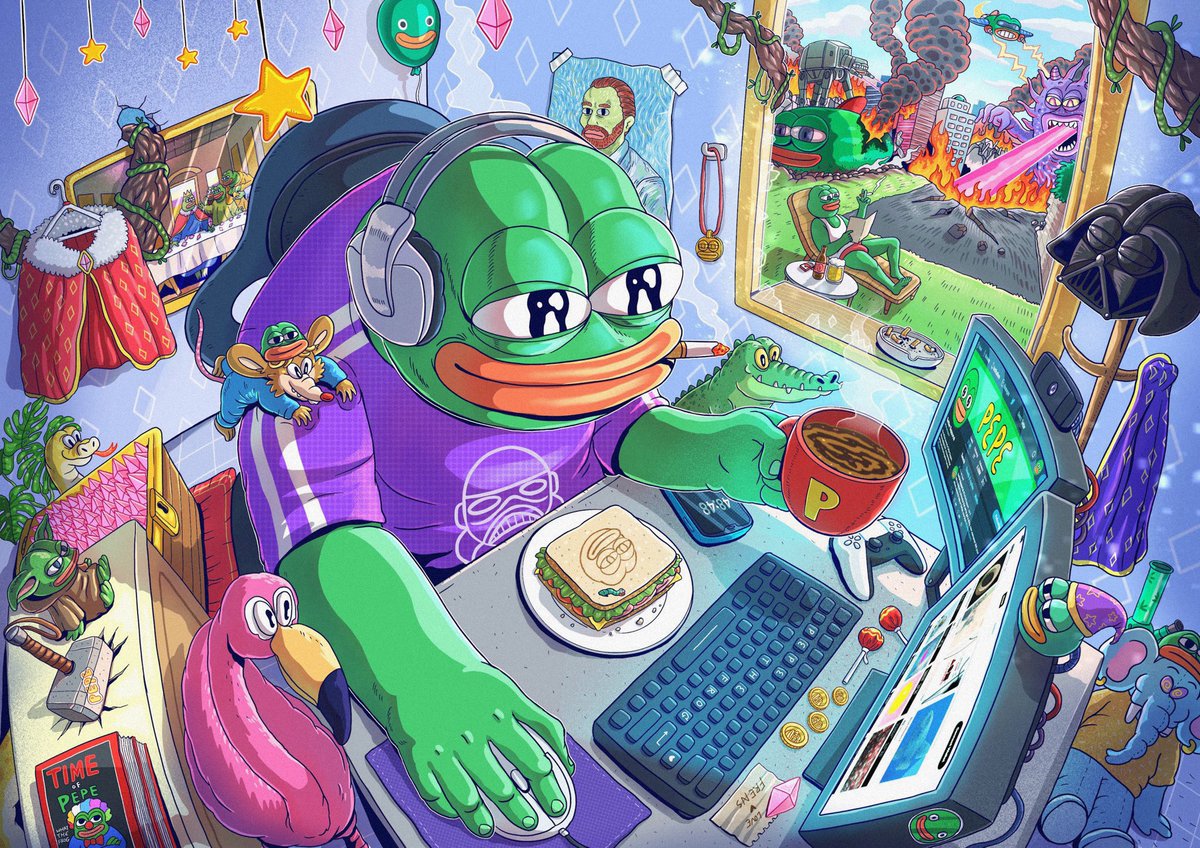 NOTMEMEPEPE's tweet photo. Marooned market means losses in #crypto markets for some and gains for others. #NOTMEMEPEPE is not one of them for many reasons at the moment🐸 Seems logical, but not really known 💚 GN all #PEPE.
NOT #MEME #NOTMEMEHUB https://t.co/k5AZTc7mVa