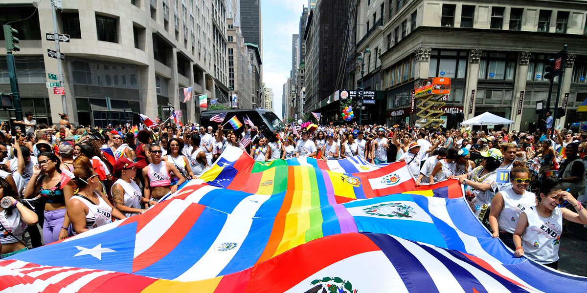 Happy Pride Month New York City! Nothing better than living in New York City, everyone is welcome here! Stay safe this month and have fun! 🗽🏳️‍🌈🤍

Photo Credit📸:
@MarriottBonvoy 
@ny1
@gothammag 
@mostlylisaphoto 
.
.
.
.
#bestvenues #manhattan #lgbt #nyc #newyork #pridemonth