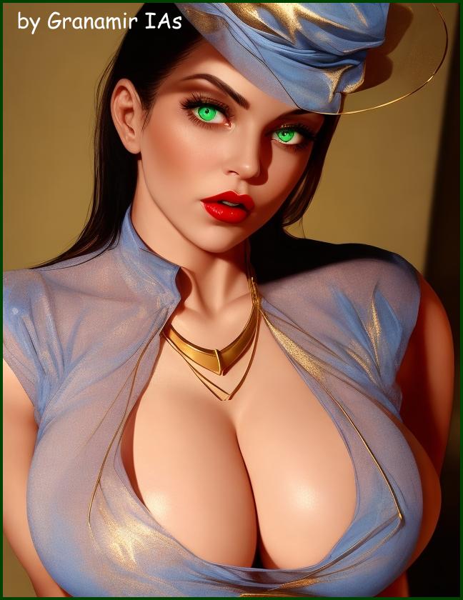 granamir's tweet photo. diseño conceptual de un uniforme de mi novela Días de Silencio.  #pinupIA #IAsexy https://t.co/h7zlvh2qWp