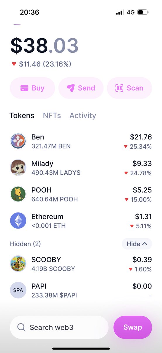 My crypto wallet looks like this😥😥😥#Crypto #cryptobox #CryptoCommunity #bnb #eth #NFT #nftartgallery #NFTCommunity #nftphotography #NFTProject <a href="/opensea/">OpenSea</a> <a href="/BNBCHAIN/">BNB Chain</a> <a href="/elonmusk/">Elon Musk</a>