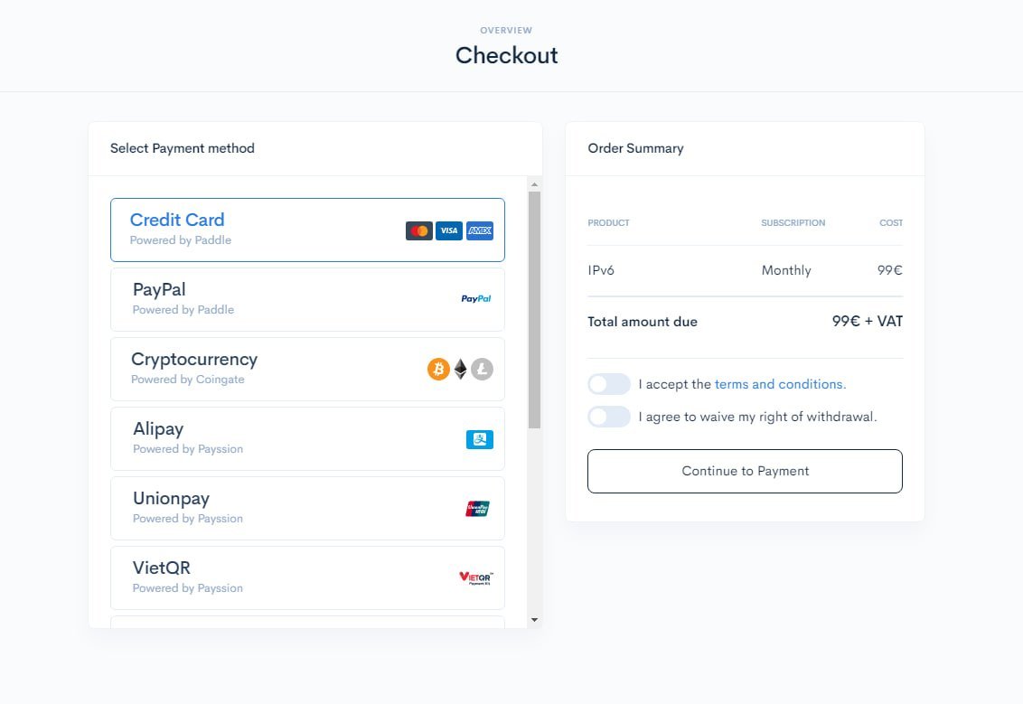 In 2023, PlainProxies has expanded its payment methods to provide greater convenience for our customers. We are pleased to announce that we now accept more than 70 cryptocurrencies, allowing our customers to make payments using their preferred digital assets.

In order to cater