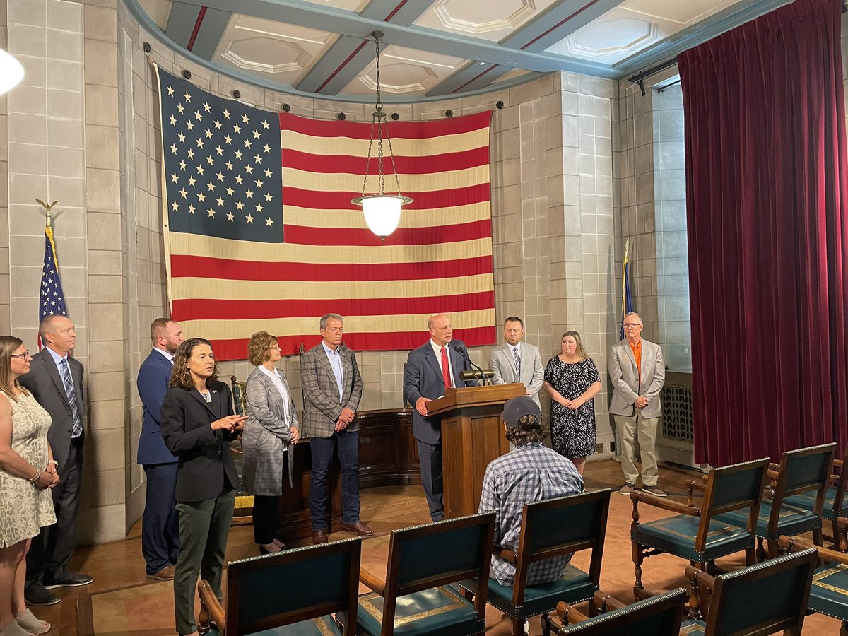 Today, I announced K.C. Belitz as the next director of the Nebraska Department of Economic Development. K.C. shares my vision of growing Nebraska, making government more accountable, and keeping our kids here.