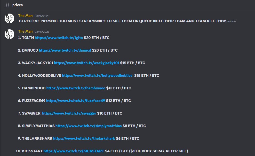 Sharpshot4k's tweet image. 🚨MORE BREAKING #PUBG NEWS🚨
The illegal Crypto betting scene has reached @PUBG an anonymous source has sent me this screenshot from a illegal Crypto betting discord where people fix the bets by stream-sniping streamers.🚨