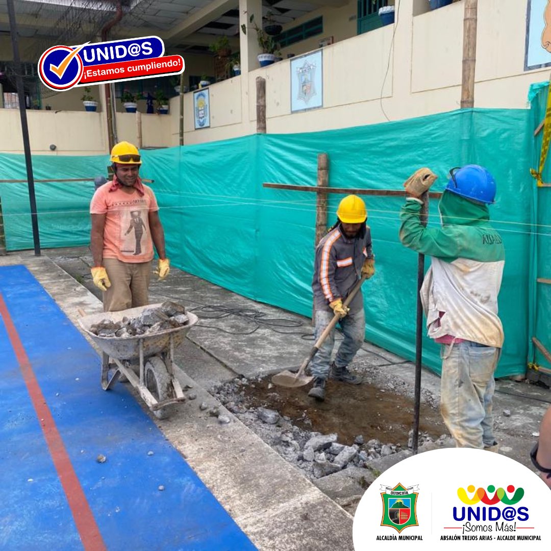 alquinchia's tweet photo. Asi avanza la construcion de la cubierta de la Institución Educativa Salvador Duque. https://t.co/tLMKIyB2UB