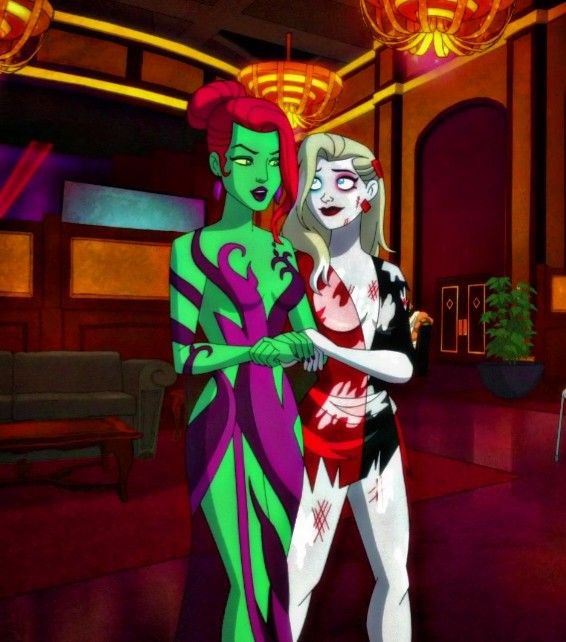 Harley Quinn and Poison Ivy ( HQTAS )