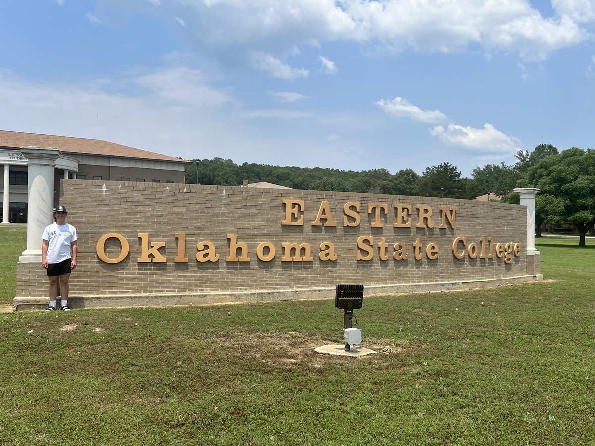 Thank you @EOSC_Baseball for the great time on Campus and the evaluations! I appreciate the Hospitality! 
@BHodgey07 @DruSebastian1 @CoachMoss30 @AR_Sticks