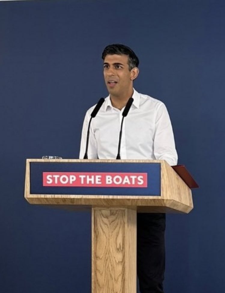When I see this man standing at his wee plinth with his little words, I feel sick. It’s dehumanising- not just to the people on those boats- but to us. These unelected imbeciles with their cheap populism are the antithesis of empathy.. and on the wrong side of evolution.