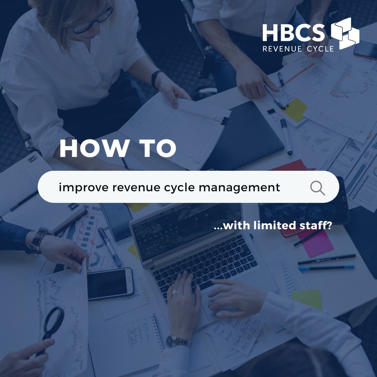 Managing your revenue cycle with limited staff can be a challenge. HBCS provides solutions to help you streamline processes and maximize revenue, even with fewer resources. #trustHBCS #RevenueCycle