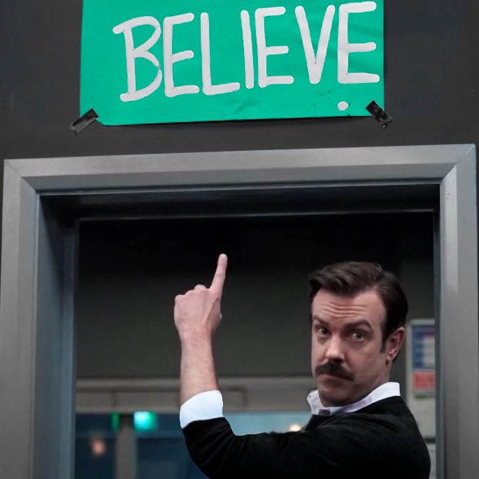 Believe, Team. ☝️