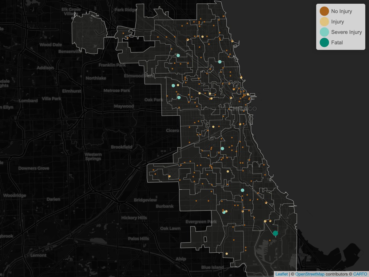 ChicagoCrashes's tweet photo. 2023-06-04: 186 Traffic Crashes w/ 406 People Involved. FATALITY ALERT!
@ChicagoDOT make it stop. #ChicagoCrashMap https://t.co/DxAXq0CtNK
